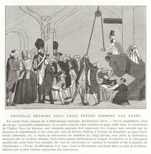 司祭に宣誓を行う新しい方法、フランス革命