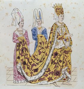 バイエルン州のイザベラの宮廷の貴婦人とその付添人 作： French School