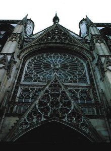 ノースローズウィンドウ、c.1280 作： French School