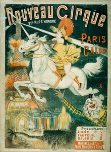 新しいサーカス、1889 作： French School