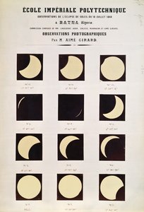 1860年7月18日、アルジェリアのバトナでの日食の観測 作： French School
