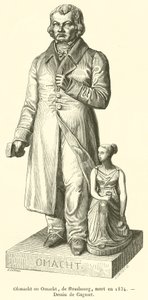 Omacht ou Omacht, de Strasbourg, morten en 1834 (carving) 作： French School