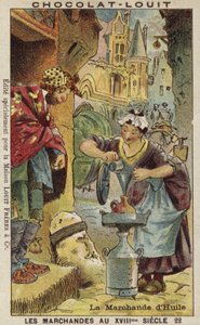 18世紀の石油売り手 作： French School