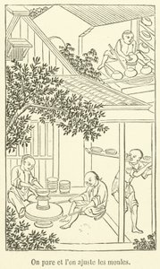 金型のトリミングと調整（彫金 作： French School