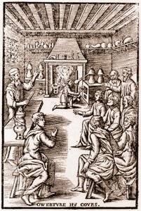 転移化学講座の開講 - Annibal Barletの『LE VRAY ET METHOD COURSES DE PHYSICS RESOLUTIVE』に掲載された1653年の刻印