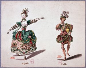 オペラ衣装：ナヤデとサティヤ 作： French School