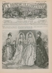 La Mode Illustree、1885年のページ
