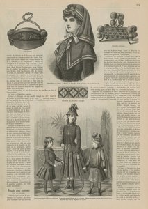 La Mode Illustree、1885年のページ