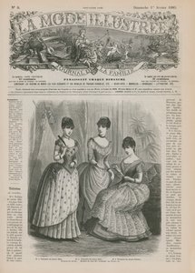 La Mode Illustree、1885年のページ