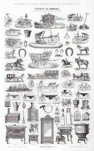 Vignettes Typographiques」のページ（彫刻）。 作： French School