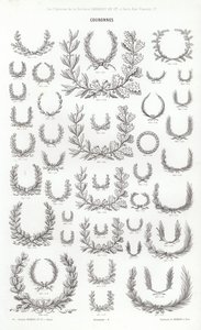 Vignettes Typographiques」のページ（彫刻）。 作： French School