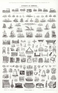Vignettes Typographiques」のページ（彫刻）。 作： French School