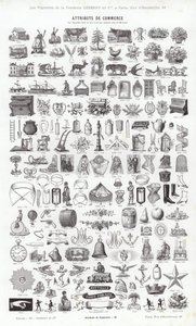 Vignettes Typographiques」のページ（彫刻）。 作： French School