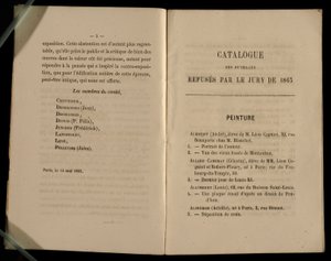 絵画の章、サロンデリフューズ、1863年 作： French School