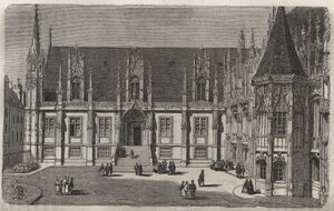 ルーアン司法裁判所 - Victor Duruy (1811-1894)の「フランス史」に掲載された彫刻 - 1882年