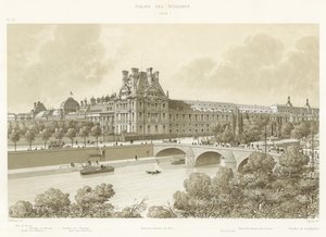 チュイルリー宮殿、1869 作： French School