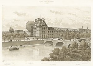 チュイルリー宮殿、1879 作： French School