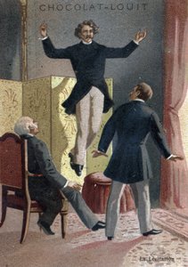 超常現象: 媒体およびスコットランドの先見者の浮上 ダニエル・ダングラス・ホーム (1833-1886) ロンドンのアパートで、愚かな証人の目の前で空中に上昇 ce 作： French School