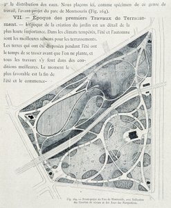Parc du Montsouris：事前に庭園の計画を立てる