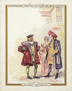 パリ万博1900、会話中 作： French School