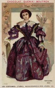 パリのファッション、1853