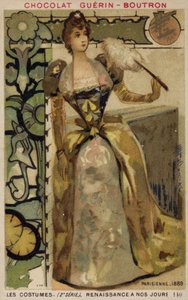 パリのファッション、1889 作： French School