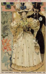 パリのファッション、1896 作： French School