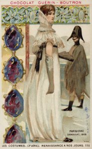 領事館のパリ風ファッション、1803 作： French School
