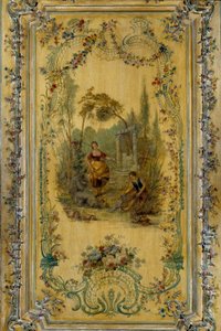 牧歌的風景、ザクセン王妃マリー・ジョゼフの居室のパネル（1731年～1767年 作： French School