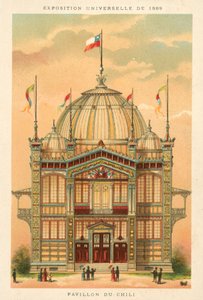パビリオンチリ、万博1889、パリ 作： French School