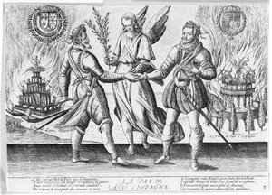 スペインとの平和、1598 作： French School