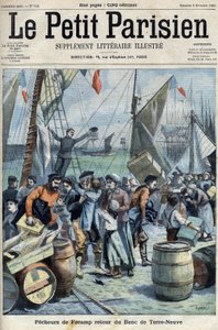 Pecheurs de Fecamp: Banc de terre Neuve (Newfoundland)の帰還、" Le petit Parisien "にて。