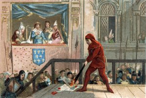 ル・ベルと呼ばれたフィリップ4世 作： French School