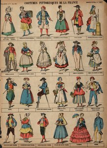 フランスの絵のような衣装（彩色済み彫刻 作： French School