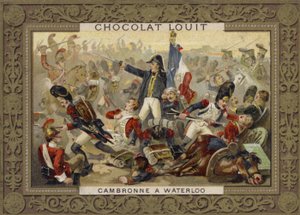 1815年のウォータールーの戦いでのフランスの将軍、ピエールカンブロンヌ 作： French School