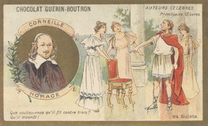 ピエール・コルネイユ（1606-1684）、フランスの劇作家・詩人、戯曲「ホレス」（1640年）の作者 作： French School