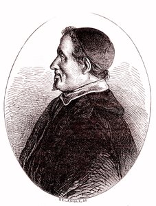 ピエール・ガサンディ、フランスの数学者、天文学者、哲学者、神学者。1865年（エングレーヴィング） 作： French School