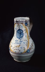 碑文Vive la Liberteの投手、1789年（セラミック） 作： French School
