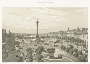 バスティーユ広場、1878年 作： French School