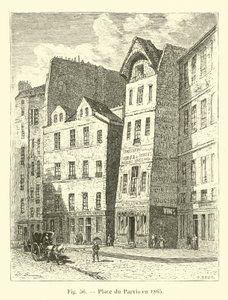 1865年にパルビス広場 作： French School