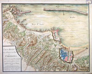 シェルブールの港の発展のための計画 作： French School