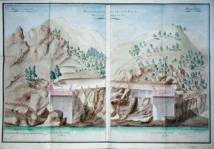 コルシカ島のリアモネ川に架かる石橋の建設計画