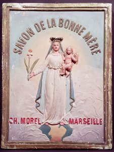 プラーク広告の良い母の石鹸、1880（石膏） 作： French School