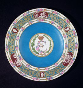 ロシア、セーヴル、1779年頃（磁器）の皇后カトリーナ2世（1729-96）の供用からの版 作： French School