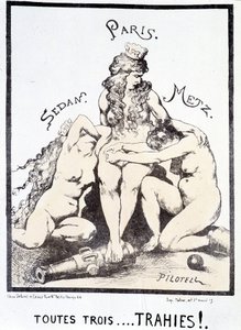 政治漫画 "3人とも...裏切られた！" 作： French School