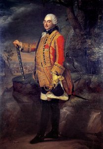 フランスの牧童、スービズ公シャルル・ド・ロアンの足元の肖像（1715-1787年） フランス派の絵画。18世紀 日2,19x1,42 m