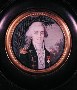 ジャン＝バティスト・デスタン（1729-1794）のポートレート・ミニアチュール c.1764-1778 作： French School