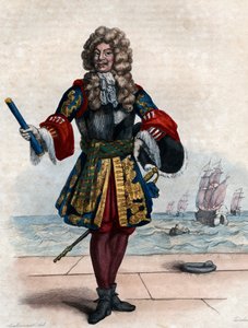 アブラハムデュケヌ（1610-1688）、フランスの侯爵、海軍将校の肖像画。