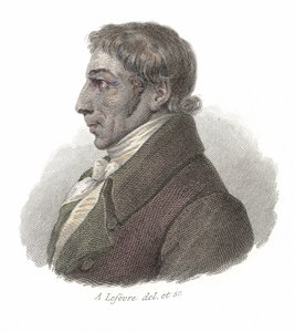 ドイツの医師・農学者であるアルブレヒト・ダニエル・ターラー（1752-1828）の肖像。"Portraits of Useful Men "にて 作： French School