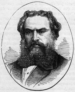 フランスの画家、アレクサンドル・カバネル（1823-1889）の肖像。1874年5月2日付「Le Monde Illustré」890号に掲載されたエングレーヴィング。